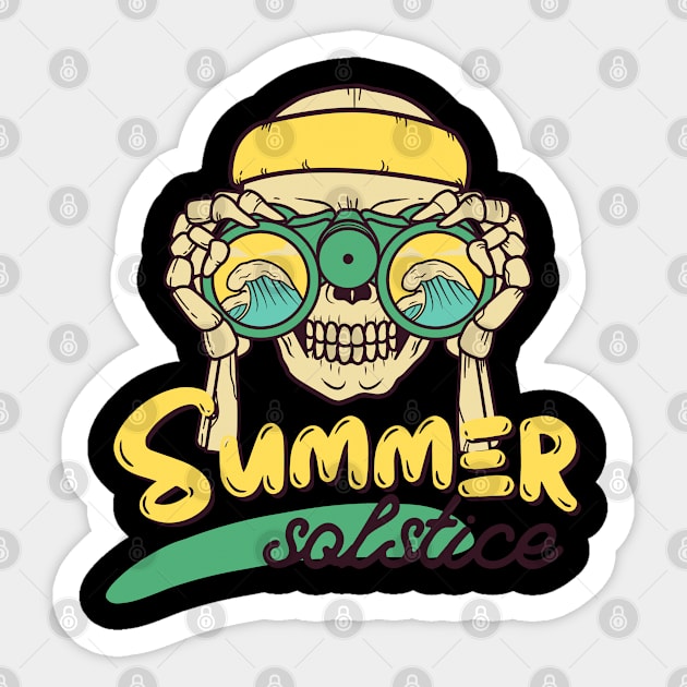 Summer Solstice Sticker by baha2010